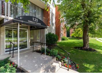 Terrace Towers Apartments exterior in Guelph, Ontario
